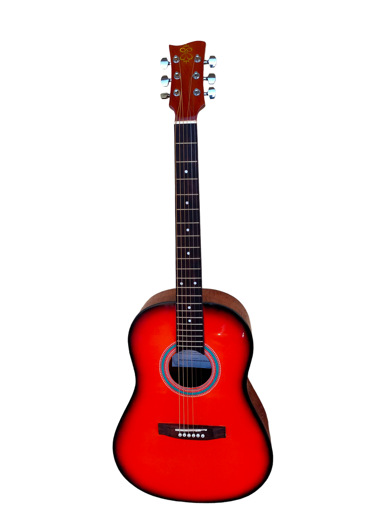 GAC105 Orange Red Sunburst